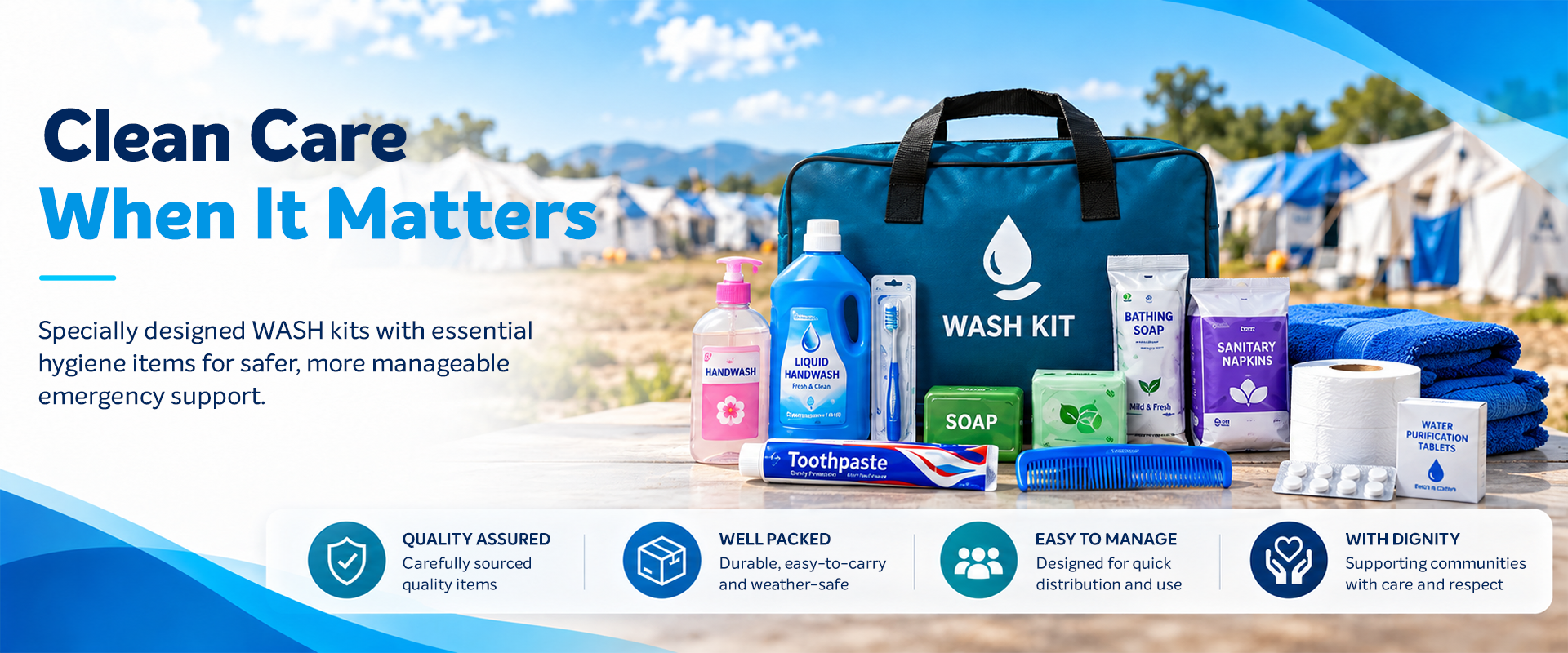 Homepage banner
